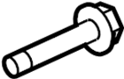 View Bolt. Drivetrain and Suspension FRM. Assembly - HEAVY HX Flange HD W/CON Spare WA. Engine Cradle. Lateral Arm. (Front) Full-Sized Product Image