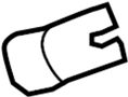 View Back Glass Wiper Arm Cap Full-Sized Product Image