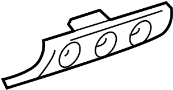 Image of Instrument Panel Knee Bolster image for your 2015 GMC Savana 3500   