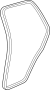 Image of Door Seal (Rear) image for your 2019 GMC Sierra 1500 Limited Base Extended Cab Pickup Fleetside 5.3L EcoTec3 V8 FLEX A/T RWD 