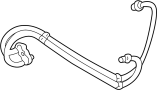 View Engine Oil Cooler Hose Assembly. Engine Oil Cooler Line. Pipe, Engine Oil CLEAR.  Full-Sized Product Image