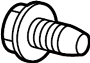 View Bolt. Shield. Bracket. Heat. (Front, Upper) Full-Sized Product Image
