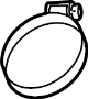 Image of Engine Air Duct Clamp (Front, Rear) image for your Cadillac CT6  