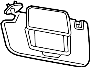 Image of Sun Visor image for your 2020 Chevrolet Equinox   