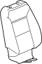 85163935 Cover. Seat. Panel.