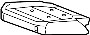 Image of Cushion. Seat. Pad. (Rear). Foam for Seat Cushion. image