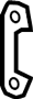 View Tailgate Hinge Spacer Full-Sized Product Image