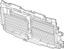 84735801 Radiator Shutter Assembly (Upper)