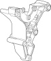 Image of Alternator Bracket image for your 2016 GMC Savana 3500 LS Extended Passenger Van 6.0L Vortec V8 CNG A/T 