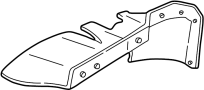 Image of Fender Splash Shield (Front) image for your 2020 Chevrolet Impala   