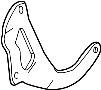 View Brace. Bracket. Alternator. (Rear) Full-Sized Product Image