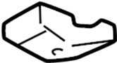 Image of Coat Hook image for your 1994 GMC K1500  Sierra SLT Extended Cab Pickup Stepside  