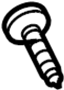 View Retainer. Bolt. Clip. Cover. Bumper. (Front, Upper, Lower) Full-Sized Product Image