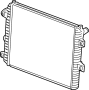 Image of Radiator image for your 1996 Chevrolet C2500  Silverado Standard Cab Pickup 5.7L Vortec V8 CNG A/T 