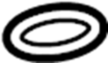 View Pipe. Seal. Engine. Coolant. Passenger. (Upper) Full-Sized Product Image