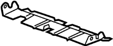 Image of Radiator Support Baffle (Upper) image for your 2007 Chevrolet Silverado 2500 HD Classic WT Crew Cab Pickup Fleetside  