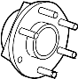 View Hub Assembly - Wheel (W/ Bearing and Wheel Speed SEN). (Front) Full-Sized Product Image