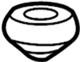 View Insulator. Radiator. Mount. (Upper) Full-Sized Product Image