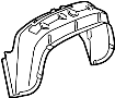 Image of Wheel Housing Side Panel image for your 2017 GMC Sierra 1500   