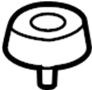 View Insulator. Radiator. Mount. (Upper) Full-Sized Product Image