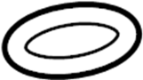 View Pipe. Seal. Engine. Coolant. Passenger. (Upper) Full-Sized Product Image