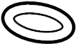 View Pipe. Coolant. Engine. Seal. Passenger. (Lower) Full-Sized Product Image