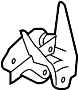 Image of Leaf Spring Shackle (Front) image for your 2008 Chevrolet Express 1500   