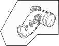 View Turbocharger Inlet Hose Full-Sized Product Image