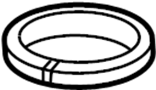 View Steering Gear Sector Shaft Washer Full-Sized Product Image
