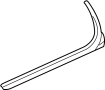 View Door Window Belt Weatherstrip (Rear, Upper) Full-Sized Product Image