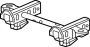 Image of Frame Rail (Front) image for your 1993 GMC C2500  Sierra Standard Cab Pickup Fleetside  