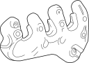 View Exhaust Manifold Heat Shield Full-Sized Product Image 1 of 3