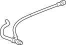 23436392 Engine Coolant Overflow Hose. HVAC Heater Hose. Outlet Hose.