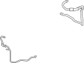 View Automatic Transmission Oil Cooler Hose Assembly Full-Sized Product Image