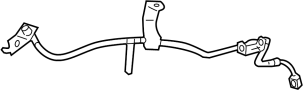 View Hose Assembly - Brake. (Front) Full-Sized Product Image