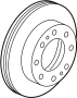 View Disc Brake Rotor (Front) Full-Sized Product Image