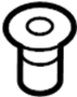 View Door Lock Knob Bezel Full-Sized Product Image