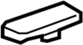 View Door Interior Trim Panel Cap Full-Sized Product Image