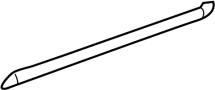View Door Seal (Rear, Lower) Full-Sized Product Image 1 of 2