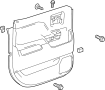 View Door Interior Trim Panel (Rear) Full-Sized Product Image 1 of 2