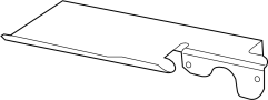 Image of Fuel Tank Shield (Rear) image for your 2022 Chevrolet Express 2500   