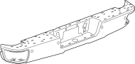 View Bumper Face Bar (Rear) Full-Sized Product Image 1 of 2