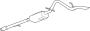 Image of Exhaust Muffler image for your 2020 GMC Savana 3500 Base Extended Cargo Van  