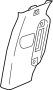 View Door Pillar Post Trim Set (Upper) Full-Sized Product Image