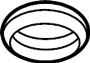 View Catalytic Converter Gasket. Converter and pipe seal.  Full-Sized Product Image