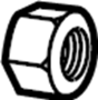 View Steering Tie Rod Nut Full-Sized Product Image
