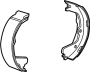 View Parking Brake Shoe (Rear) Full-Sized Product Image