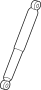 View Suspension Shock Absorber (Rear) Full-Sized Product Image 1 of 2