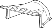 15739590 Engine Cooling Fan Shroud (Rear, Upper)
