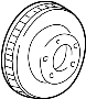 12547510 Disc Brake Rotor (Rear)